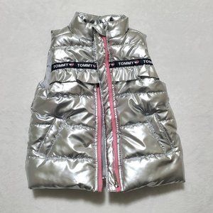 Tommy Hilfiger Silver Vest Toddler Girls size 12M